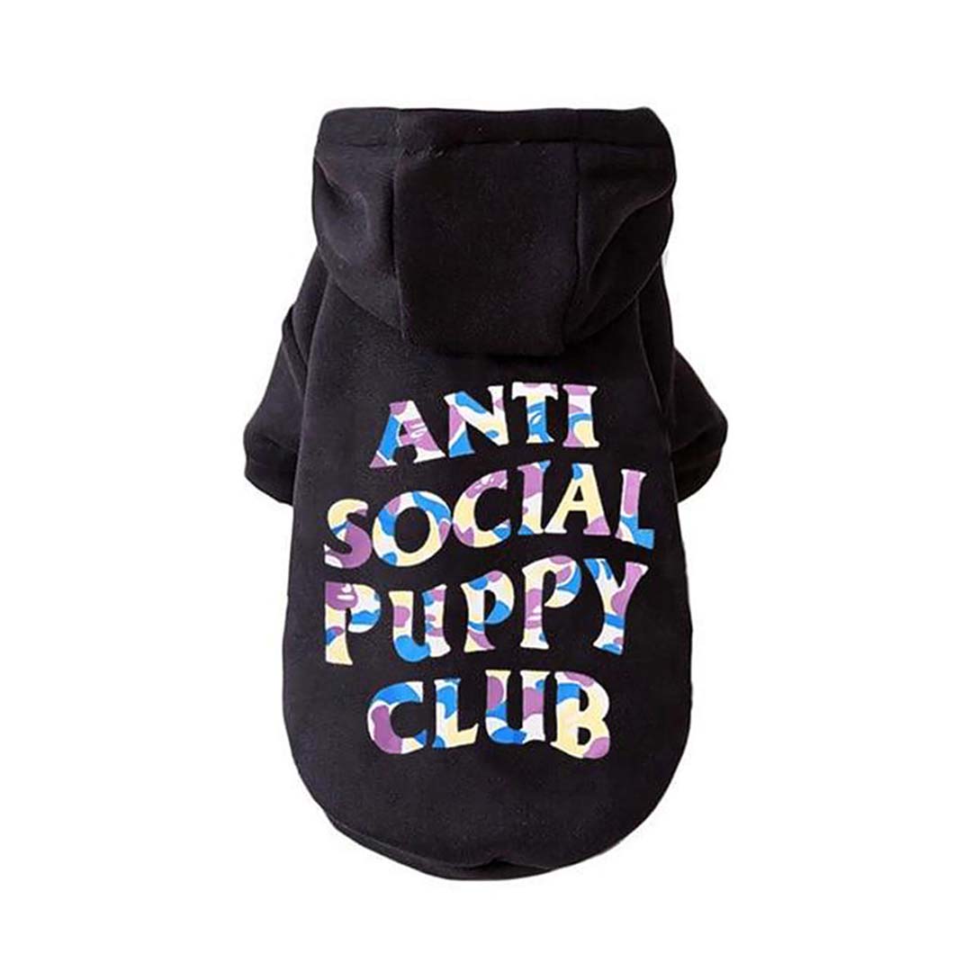 Anti Social Puppy Club - Rainbow Long Sleeve Hoodie
