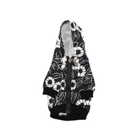 Pawda - Flower Zip Up Hoodie